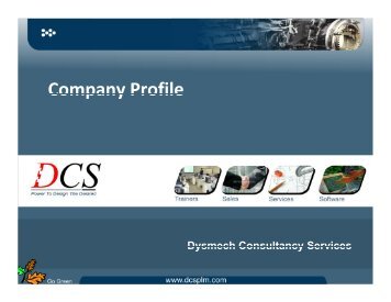 Company Profile Company Profile - Dysmech Consultancy Services