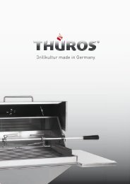 Thermometer BRH3030 für Thüros Tischgrill Grillhaube Neu Thüros Barbecuehaube m