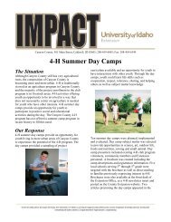 4-H Summer Day Camps - University of Idaho Extension (Ver página)
