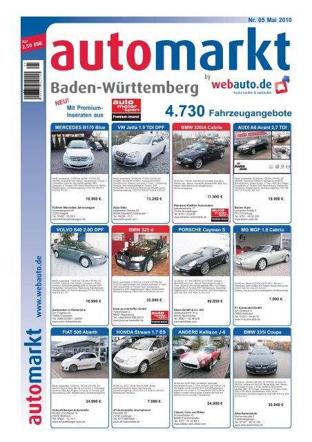 markt auto - Webauto.de