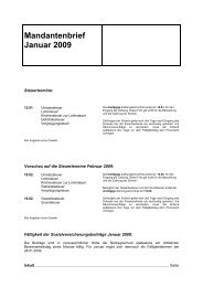 Mandantenbrief Januar 2009 - Bartmann-stb.de