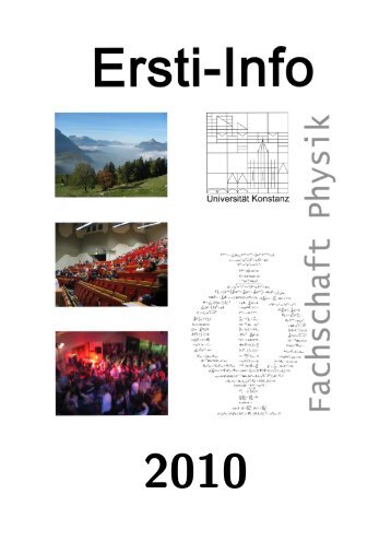 Ersti-Info 2010 - Fachschaft Physik Universität Konstanz