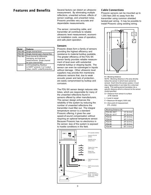 Ultrasonic Measurement prosonic - VDT Industrie