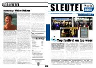 Top festival en top weer - SLEUTEL 2000