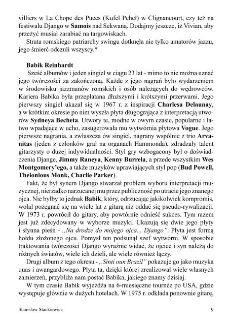 Wybitne postacie romskie - ZwiÄzek RomÃ³w Polskich w Szczecinku