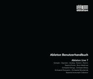 Ableton Benutzerhandbuch