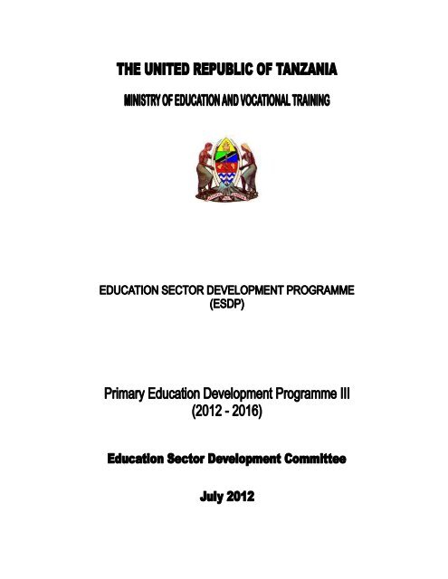 at this link. - Tanzania Education Network/Mtandao wa Elimu ...