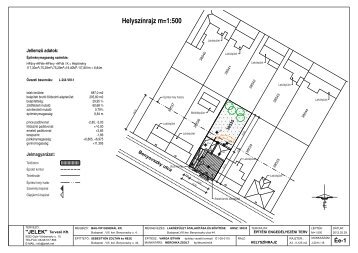 Helyszínrajz m=1:500