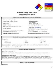 1 0 0 Material Safety Data Sheet - SMFL