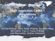 High resolution CAM5.1 simulations