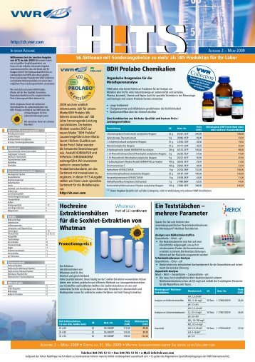 BDH Prolabo Chemikalien Hochreine ... - Vwr-cmd.com