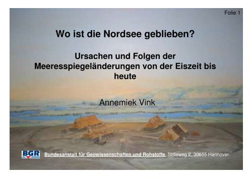 Wo ist die Nordsee geblieben?