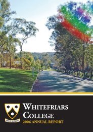 2006 Annual Report - Whitefriars