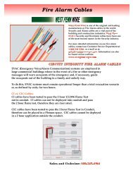 Fire Alarm Cables - West Penn Wire