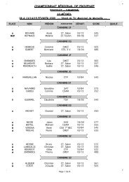 championnat rÃ©gional de provence - 'Ecole de Tir du Pays d'Aubagne