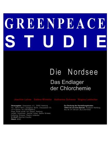 Die Nordsee - Das Endlager der Chlorchemie - Greenpeace-Gruppe ...