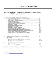 European Dimension The Athens Programme