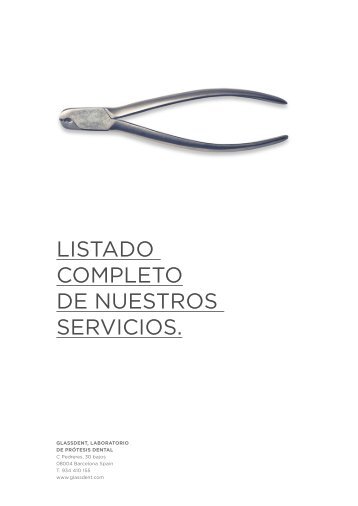 Descargar listado de servicios completo. - glassdent