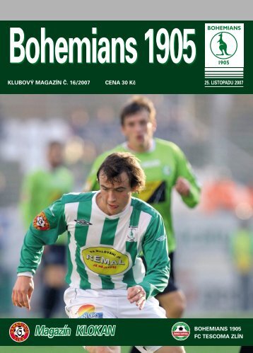 ÄÃ­slo 16/2007 B1905 - ZlÃ­n - Bohemians 1905