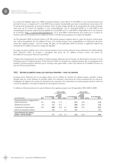 “IFRS” fait référence… - Euro Disney SCA - Disneyland® Paris