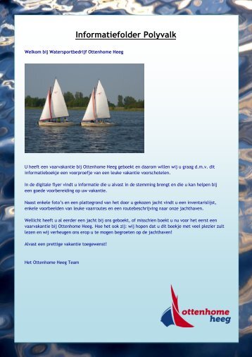 Informatie Polyvalk - Ottenhome Heeg