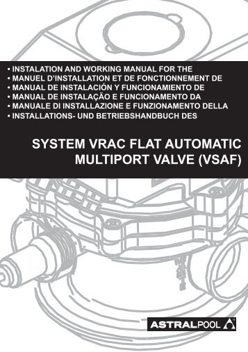 system vrac flat automatic multiport valve (vsaf) - VitaPiscine