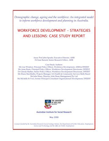 ARC Case Study Report - South Australian Policy Online