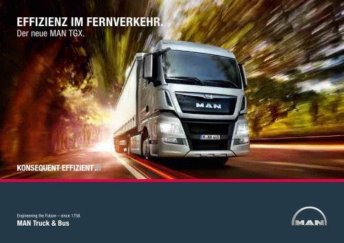 EffiziENz iM fErNvErkEhr. - MAN Truck & Bus