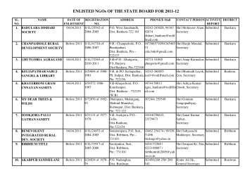 to view the enlisted NGOs - West Bengal Pollution Control Board