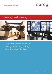 Traffic Control Systems - Serco