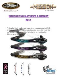 Introducing Mathews & Mission 2011 - Perris Archery