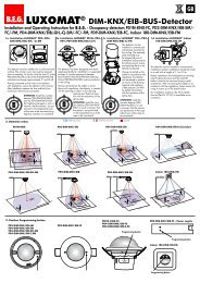 B.E.G. LUXOMATÂ® DIM-KNX/EIB-BUS-Detector 180Â°