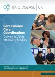 Rare Disease care coordination: delivering value ... - Rare Disease UK
