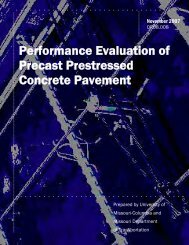 Performance Evaluation of Precast Prestressed Concrete Pavement