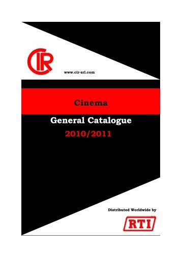 Cinema General Catalogue - RTI