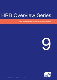 HRB Overview Series - Health Research Board