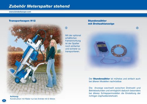 Serienausstattung Meterspalter stehend Serienausstattung ...