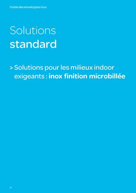 Solutions inox pour les milieux indoor et outdoor - e-Catalogue ...