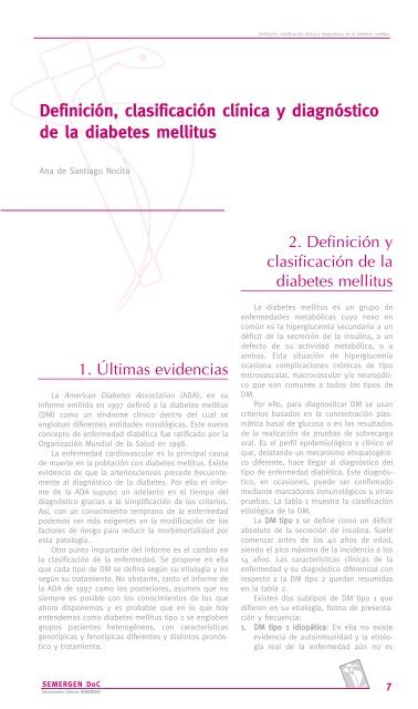 diabetes mody características clínicas significado