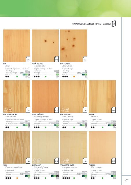 Decospan guide des placages bois