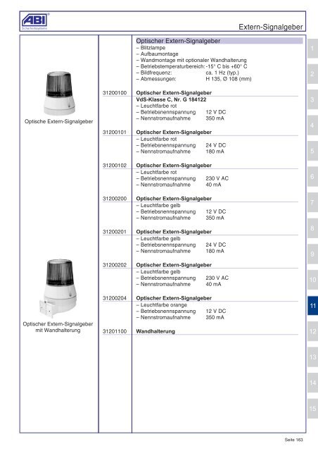 Produktkatalog 2008/2009 - ABI Sicherheitssysteme GmbH