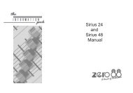 sirius zero 88 .pdf - Free Pro Audio Schematics