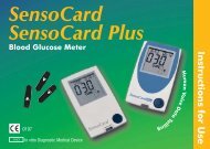 SensoCard SensoCard Plus - Point of Care Diagnostics