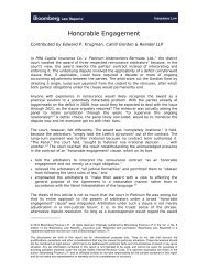 Honorable Engagement - Cahill Gordon & Reindel LLP