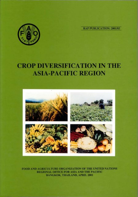Crop Diversification in the Asia-Pacific region - United Nations in ...