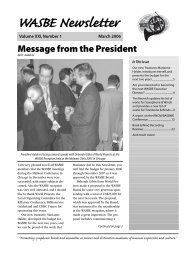 WASBE Newsletter 2006-03 - World Association for Symphonic ...