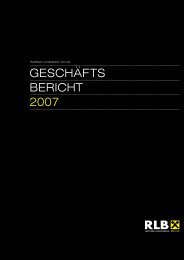 GeschÃfts Bericht 2007 - Raiffeisen