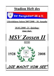 MSV Zossen II - SV Rangsdorf 28