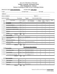 Student Academic Advisement Form (File Maintained by Advisor)