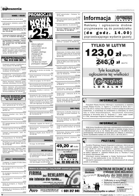 PrzeglÄd Lokalny Nr 5 (1039) 31 stycznia 2013 roku